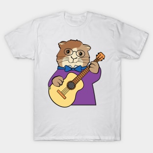 Guinea Pig Playing Guitar T-Shirt